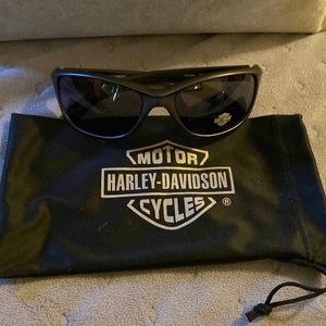 Harley Davidson Geometric wrap Sunglasses black